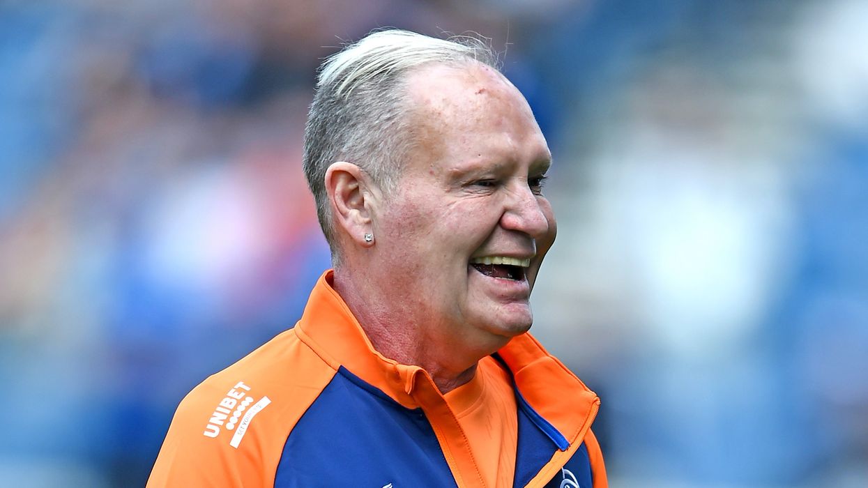 England next manager Paul Gascoigne