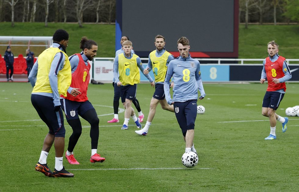 England players are in camp ahead of matches against Uruguay and Japan