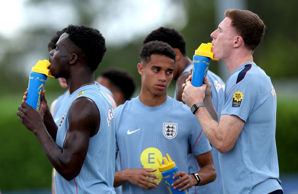 England players have been feeling the heat this World Cup with temperatures potentially reaching 40 degrees