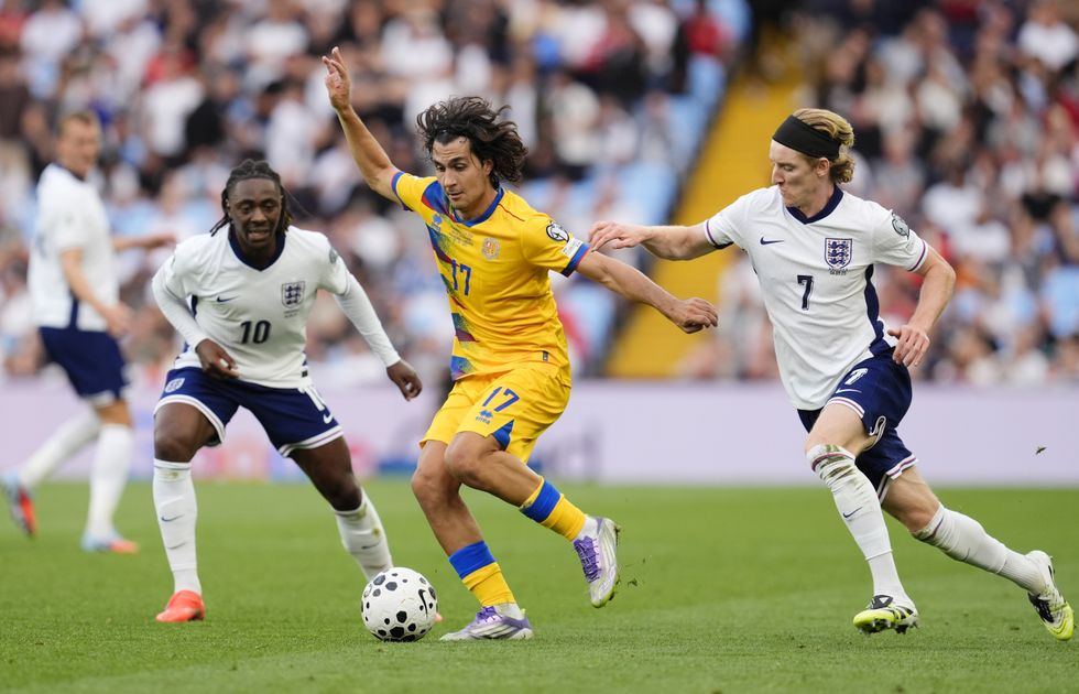 England's attacking players failed to impress against Andorra
