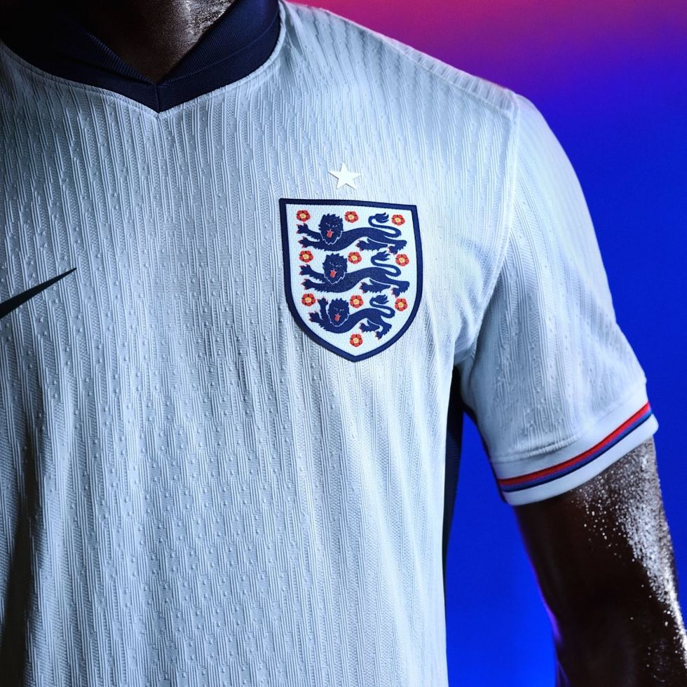 England's new kit was unveiled on Monday