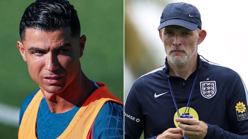 England's World Cup preparations have been impacted by a FIFA regulation that is preventing Thomas Tuchel's squad from training on the same pitches earmarked for Cristiano Ronaldo and Portugal