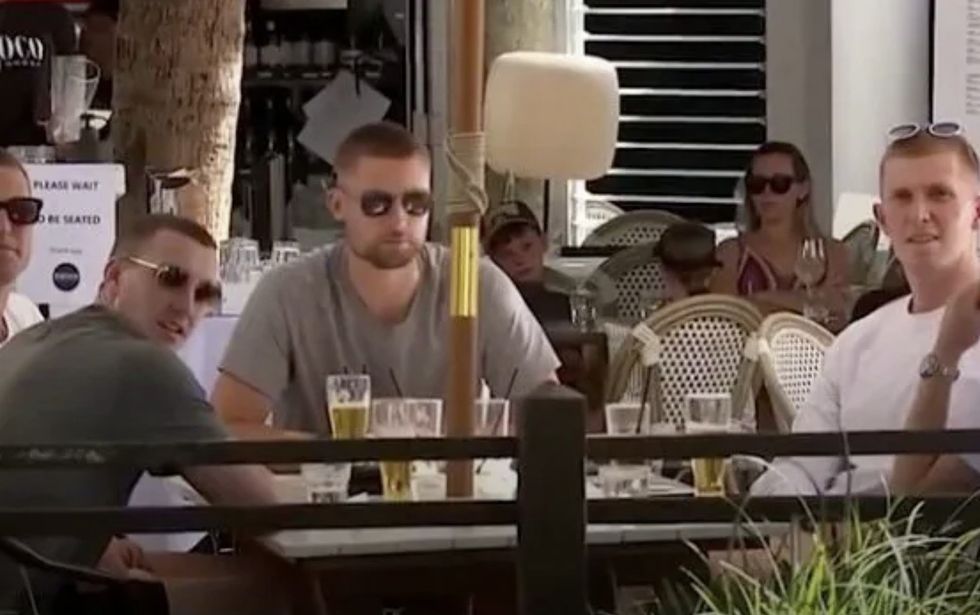 England stars were also seen drinking beers while the Noosa trip was booked in before the Test in Brisbane