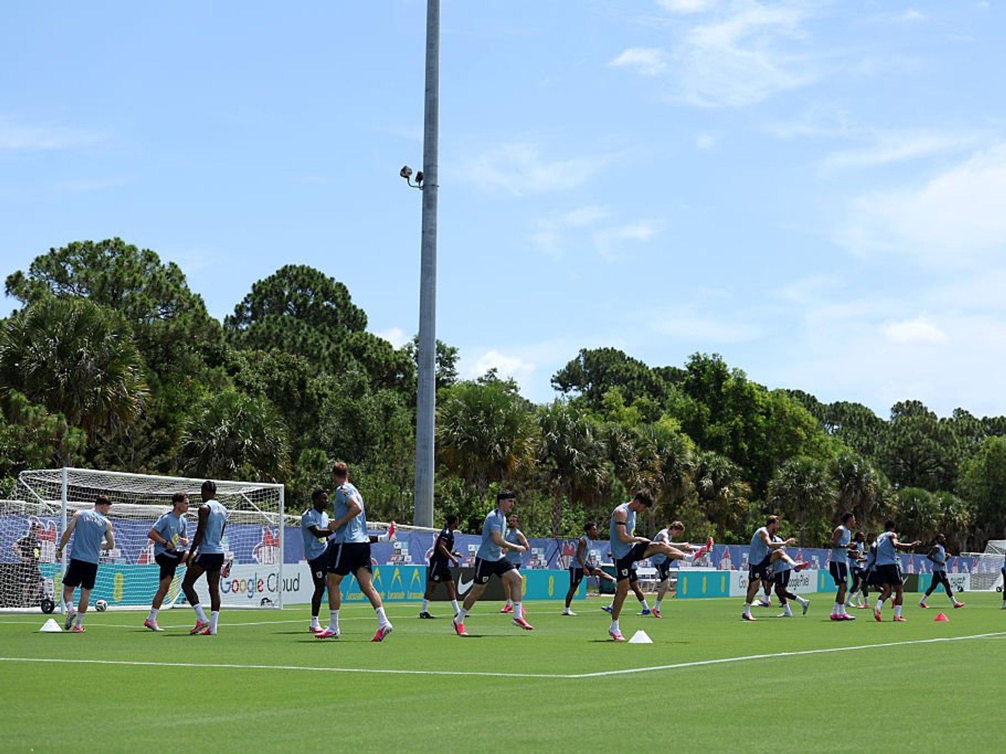England training camp