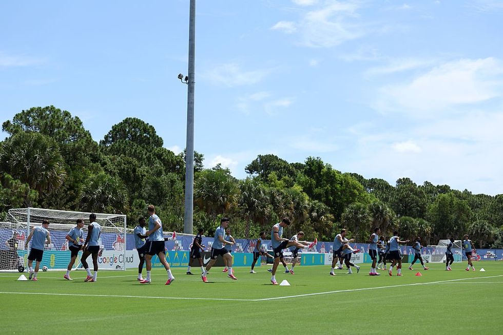 England training camp
