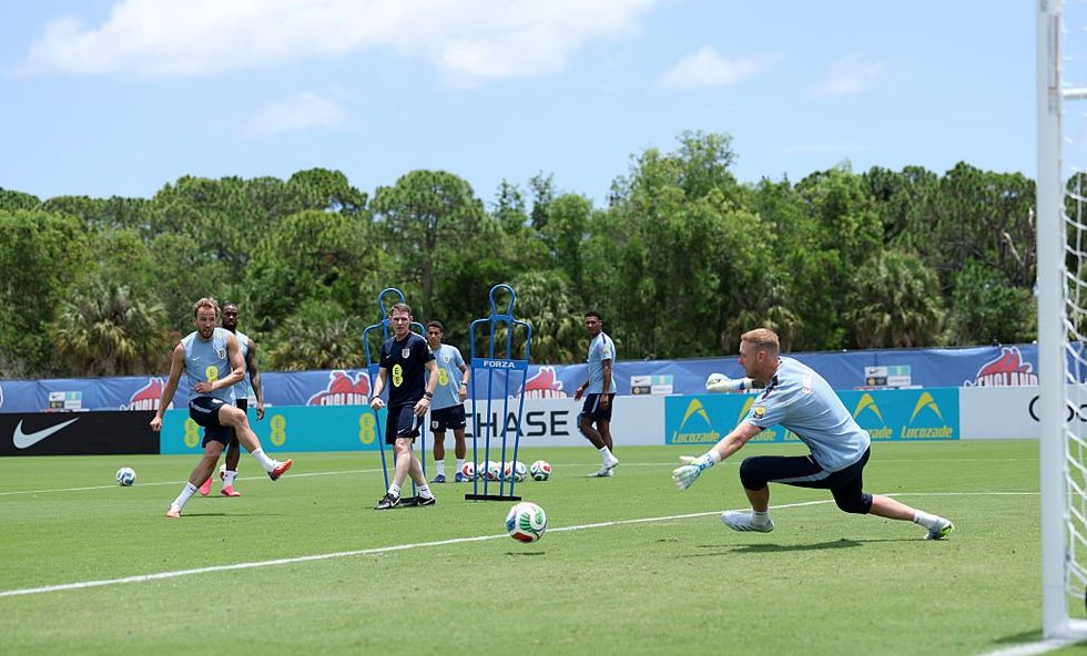 England training camp