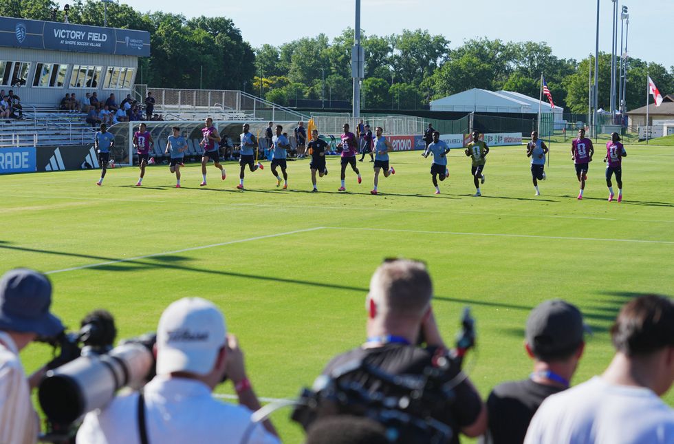 England traning