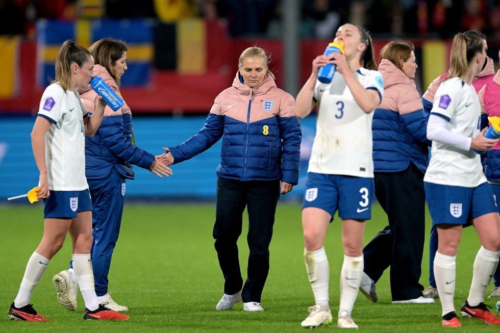 England women's team Sarina Wiegman Belgium