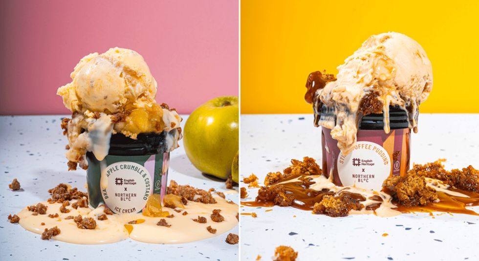 English Heritage's pudding-inspired ice creams