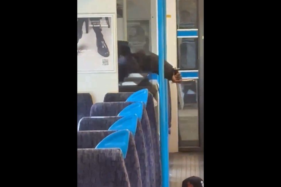 Enlarged picture of knife used in attack