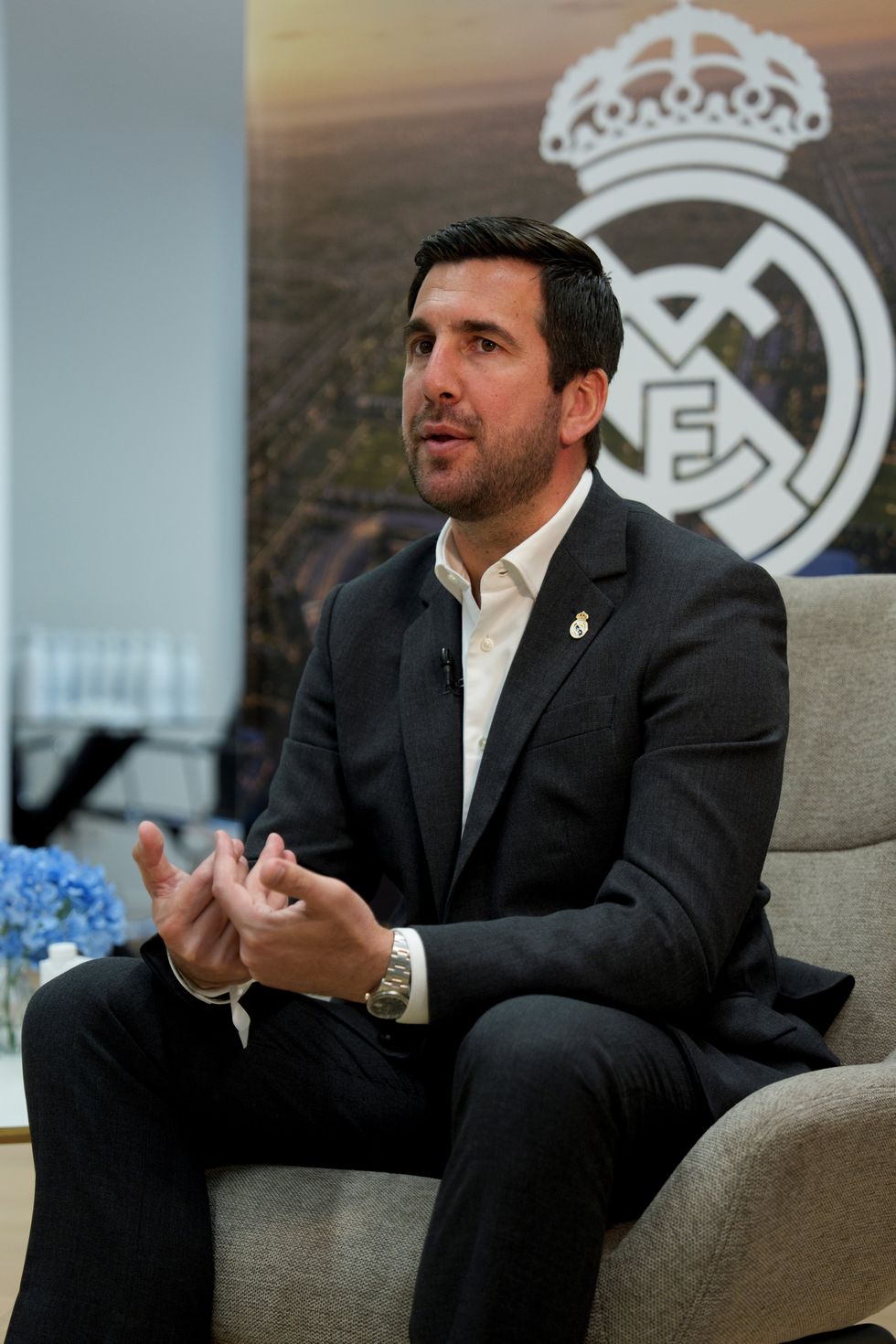 Enrique Riquelme is currently competing to become the next president of Real Madrid