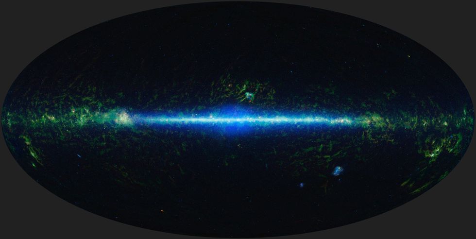 Entire infrared sky image