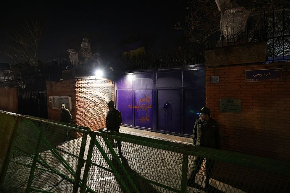 Entrance to the embassy
