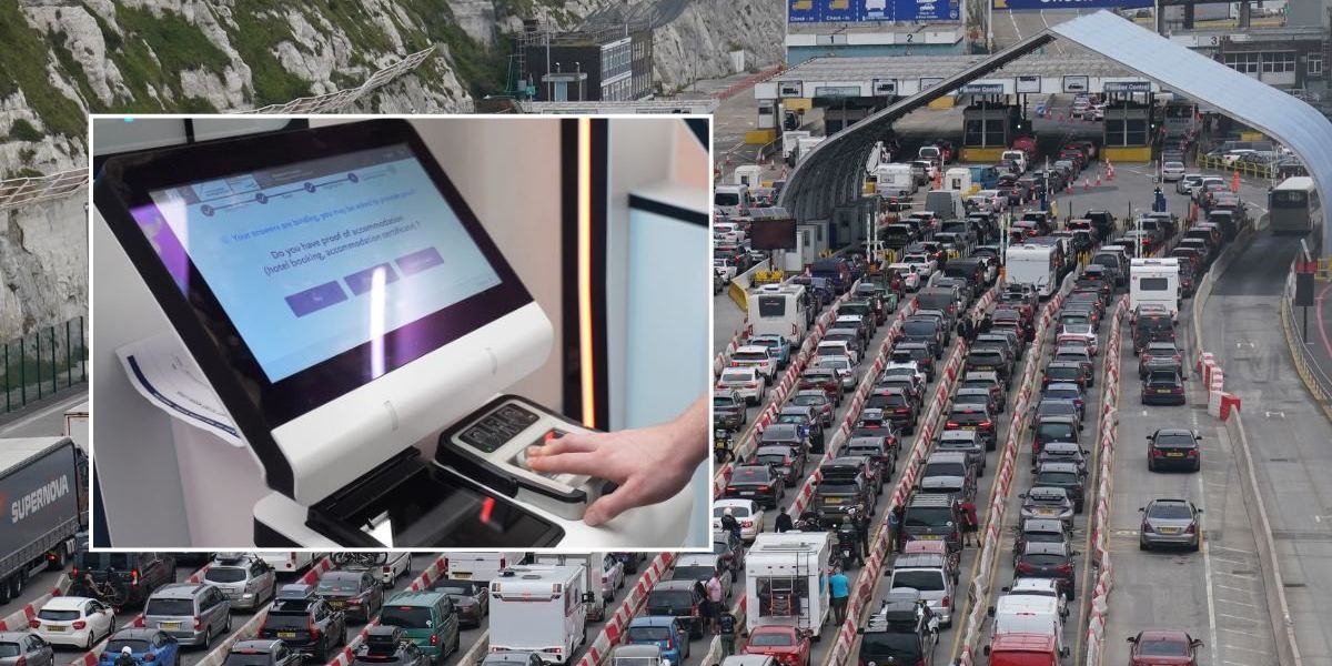British drivers could face delays when travelling to Europe today as EU requires fingerprint and photo data British drivers could face delays when travelling to Europe today as EU requires fingerprint and photo data