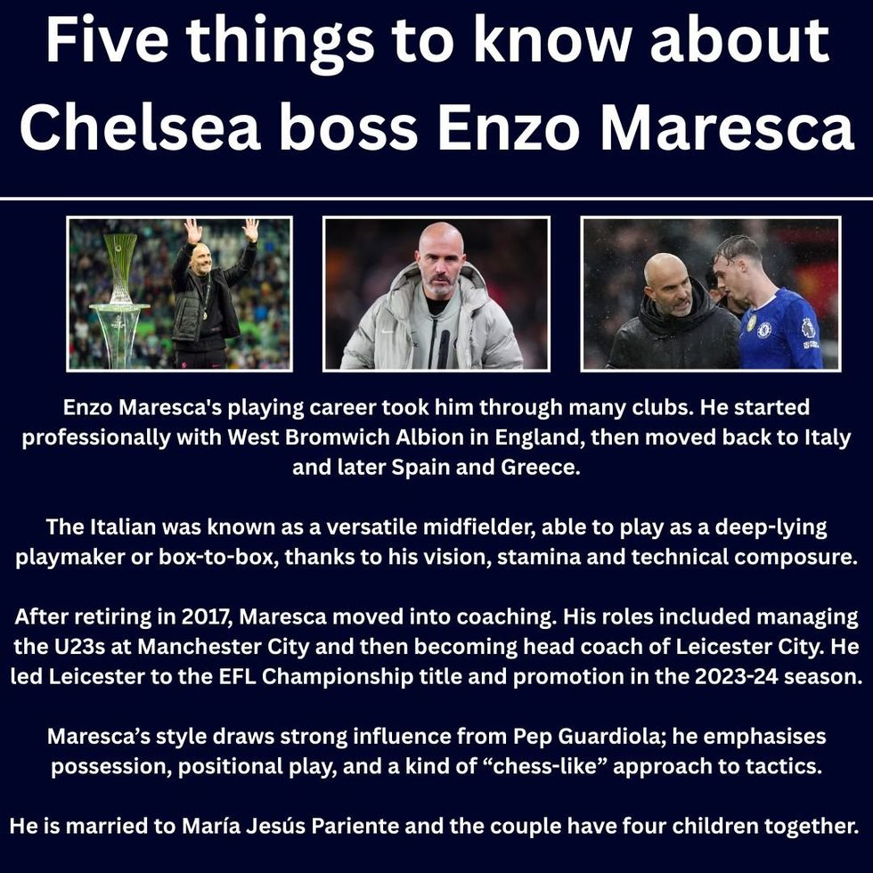 Enzo Maresca facts