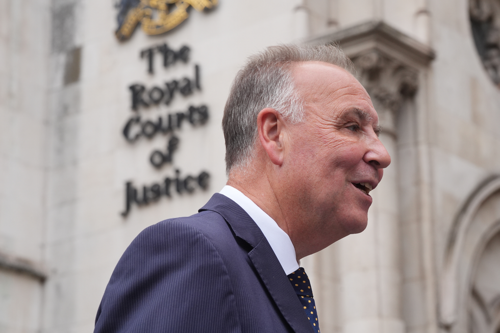 Epping Forest District Council leader Chris Whitbread outside the High Court in August