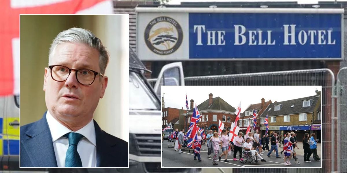 NextImg:Epping hotel migrant says 'thank you' to Keir Starmer as locals fume at 'disgusting' Labour