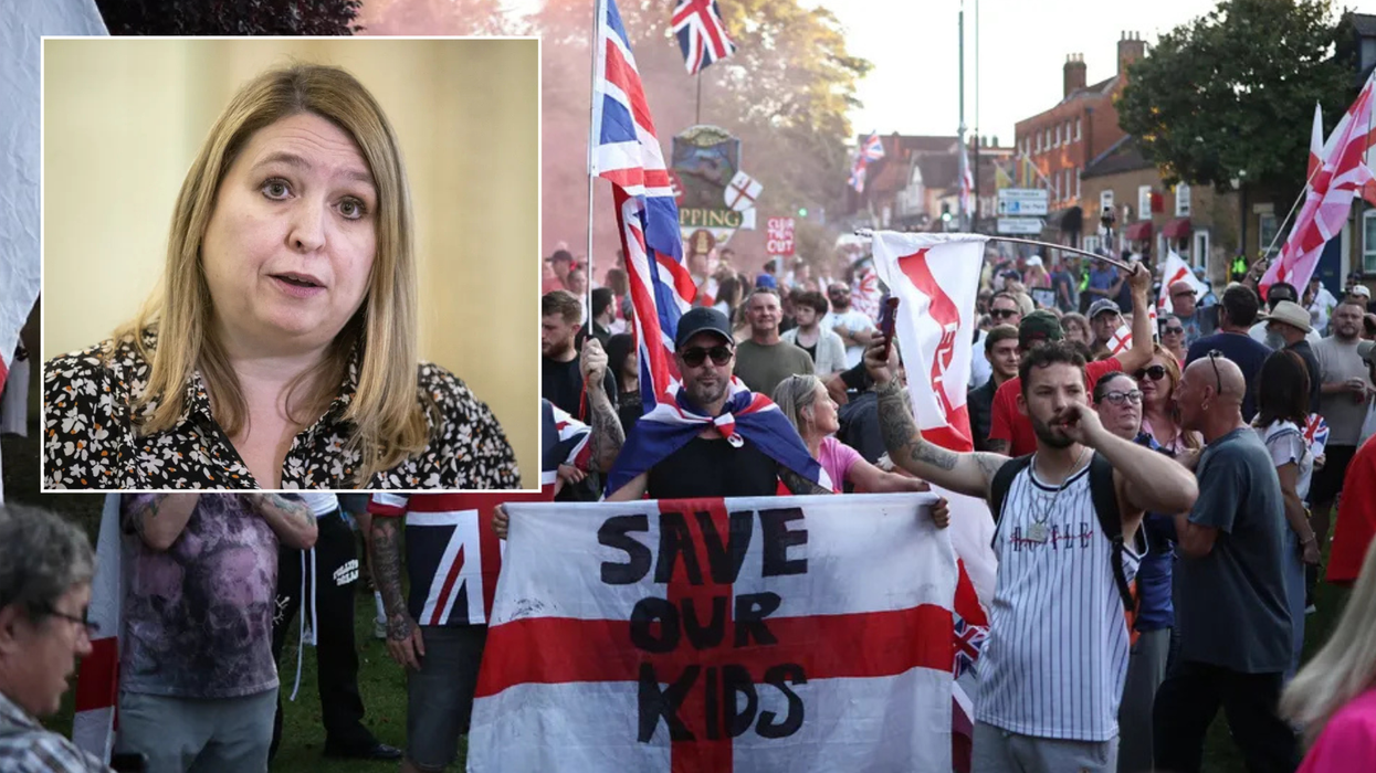 Epping protests / Karen Bradley