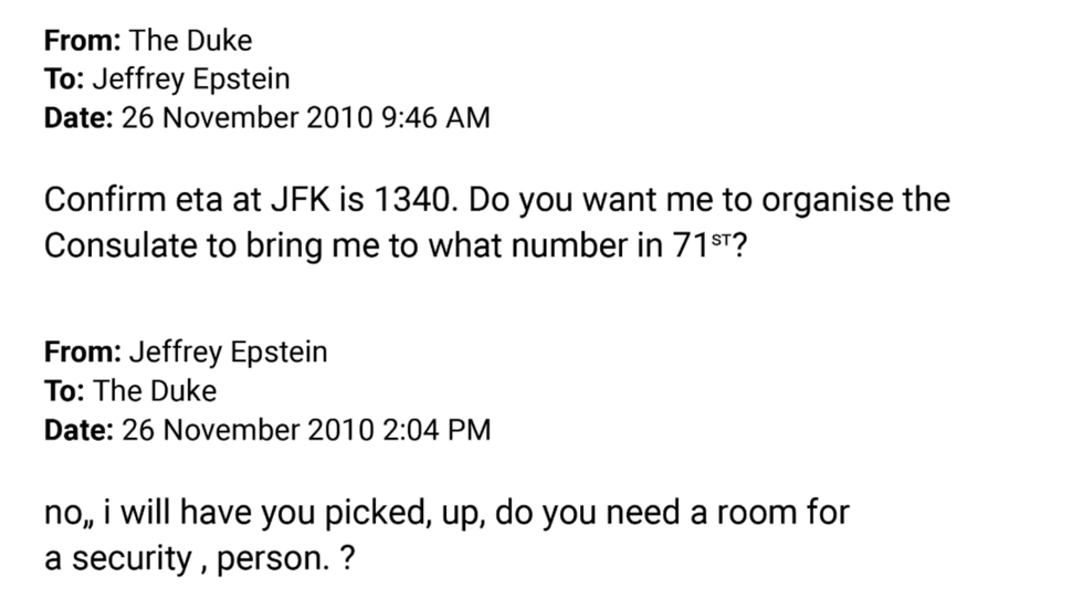 Epstein emails