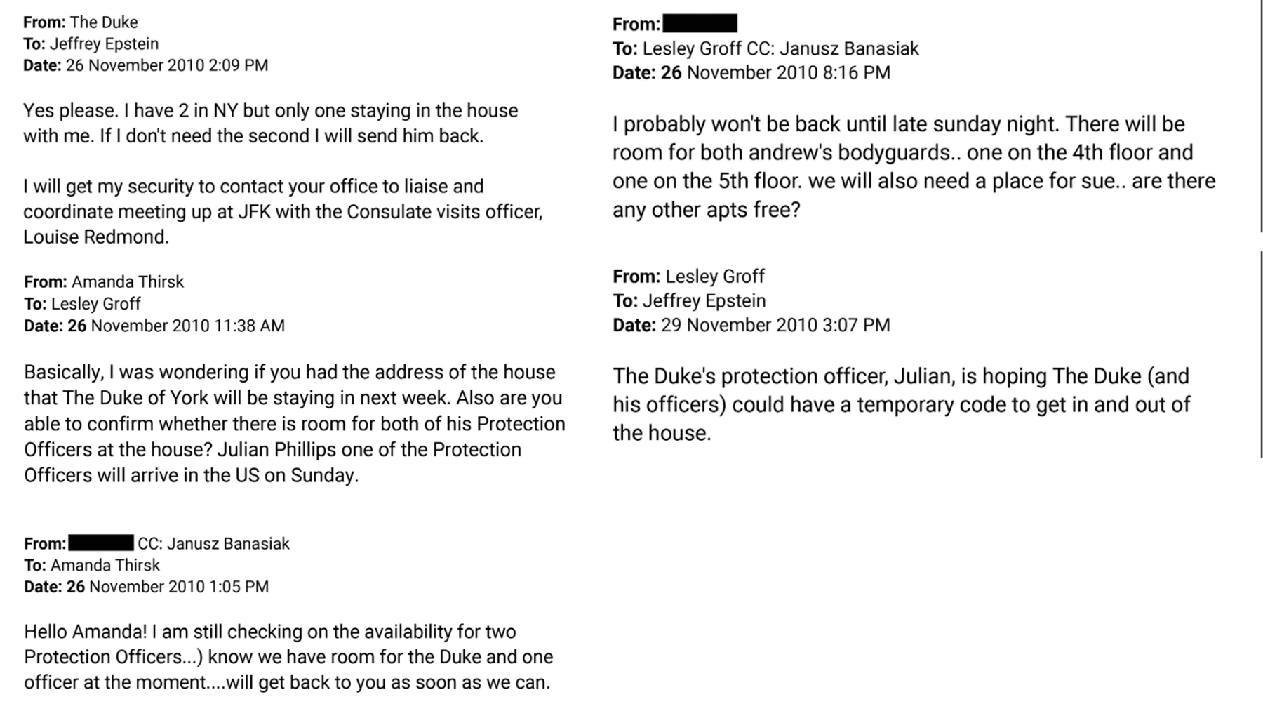 Epstein emails