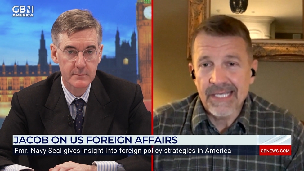 Eric Prince speaks to Jacob Rees-Mogg