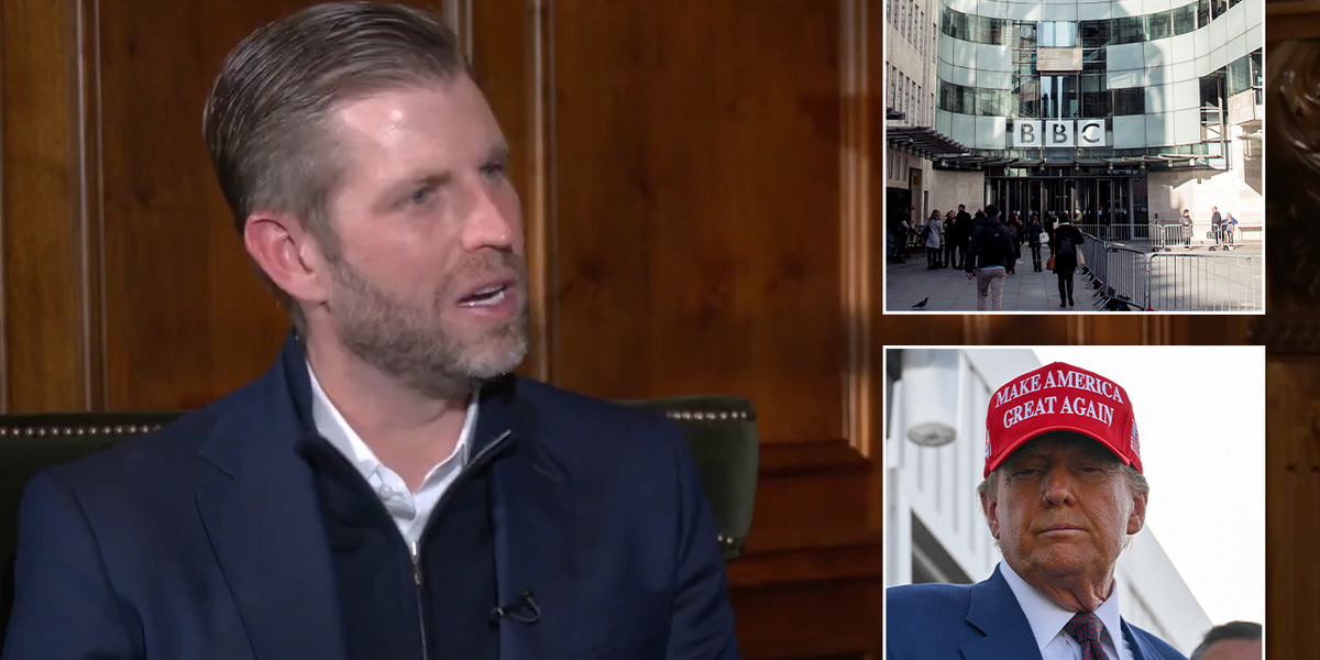 NextImg:BBC will ‘fail to exist’ in 10 years, Eric Trump warns: ‘No independent thought or journalism’