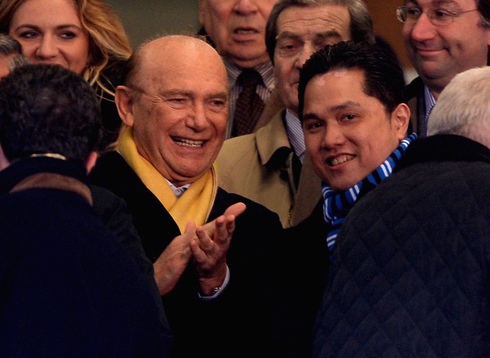 Erick Thohir and Ernesto Pellegrini