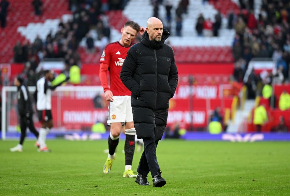Erik ten Hag Man Utd Fulham