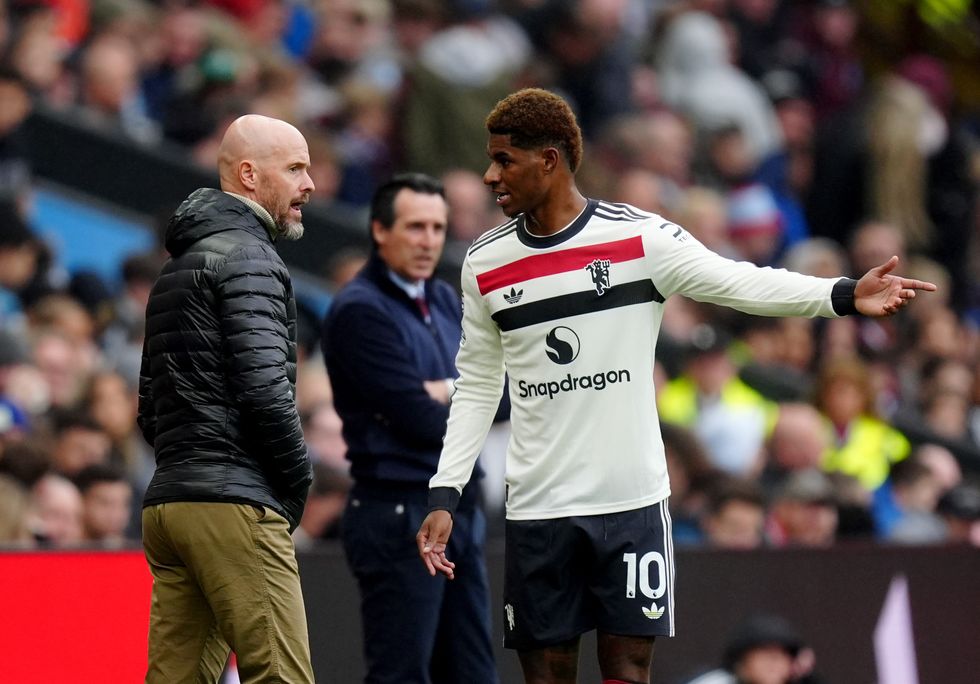 Erik ten Hag Man Utd Marcus Rashford