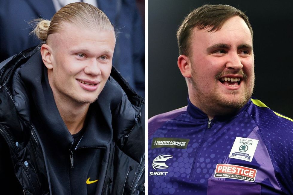 Erling Haaland Luke Littler