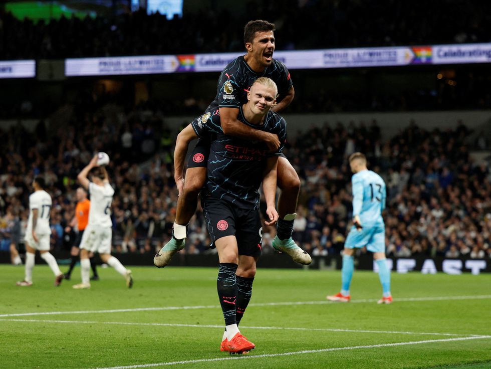 Erling Haaland Man City Tottenham