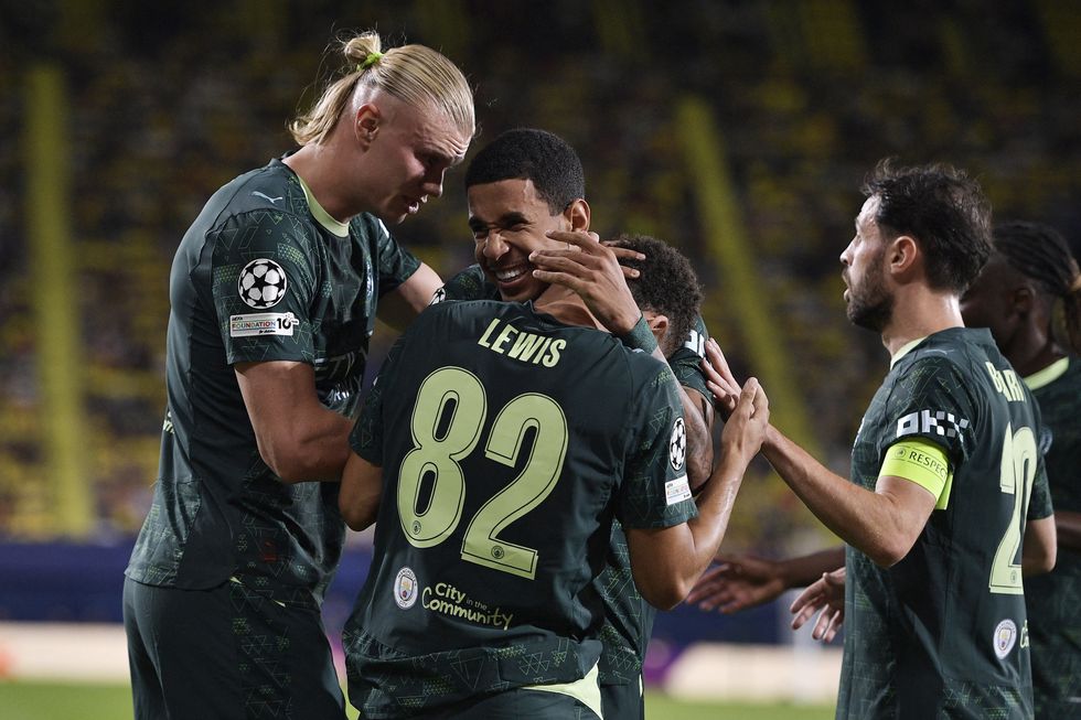 Erling Haaland opened the scoring for City against Villarreal on Tuesday night