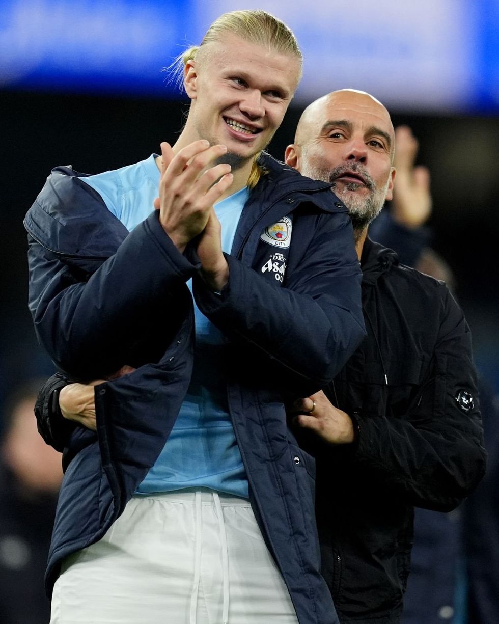 Erling Haaland Pep Guardiola Man City Bournemouth