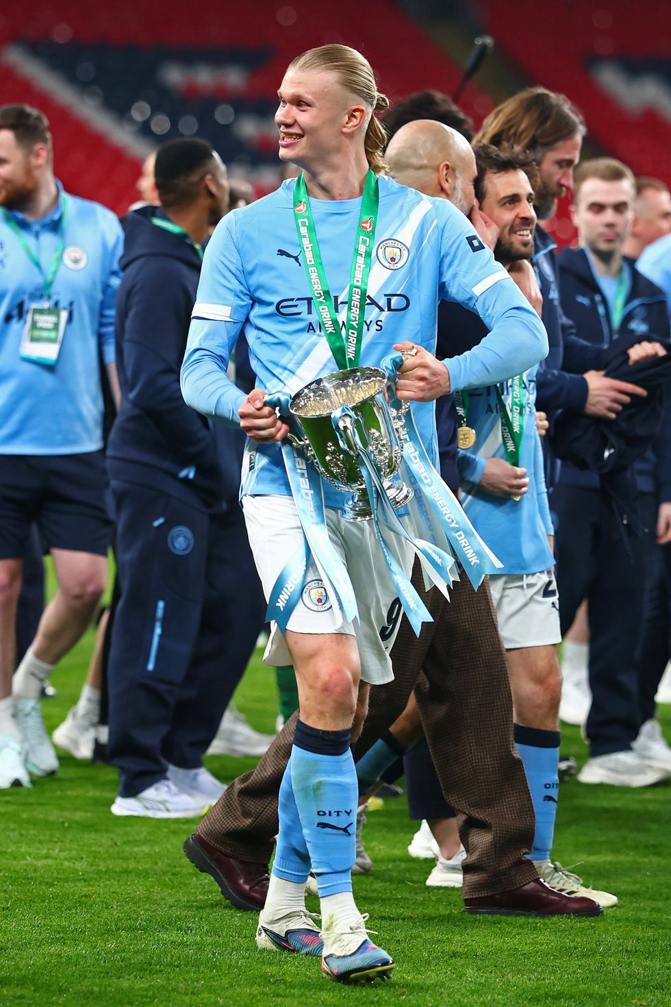 Erling Haaland recently won the Carabao Cup with Man City