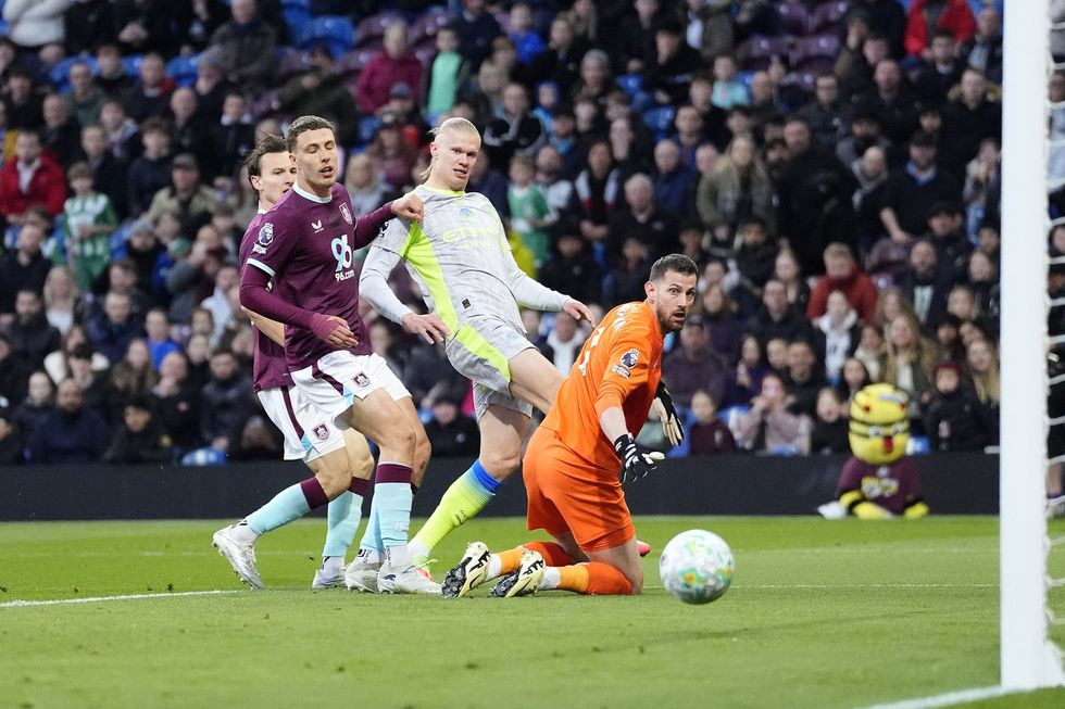 Erling Haaland scored the only goal of the game as Man City battled their way past Burnley