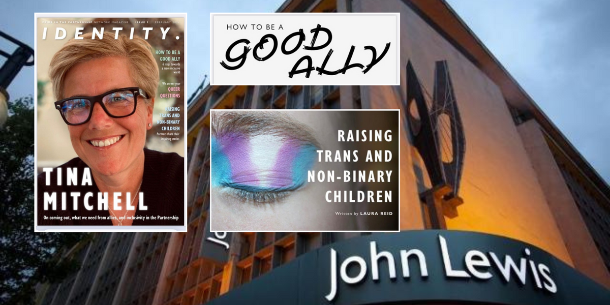 NextImg:John Lewis magazine sparks outrage after sharing controversial trans tips for children