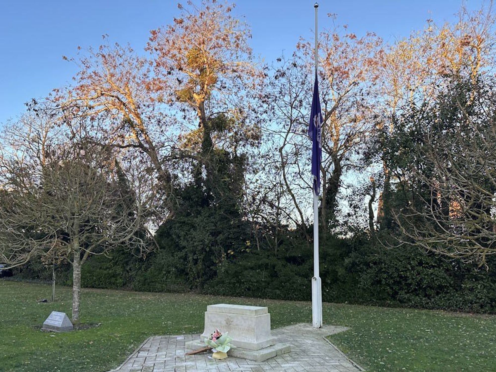 Essex police flag at half mast