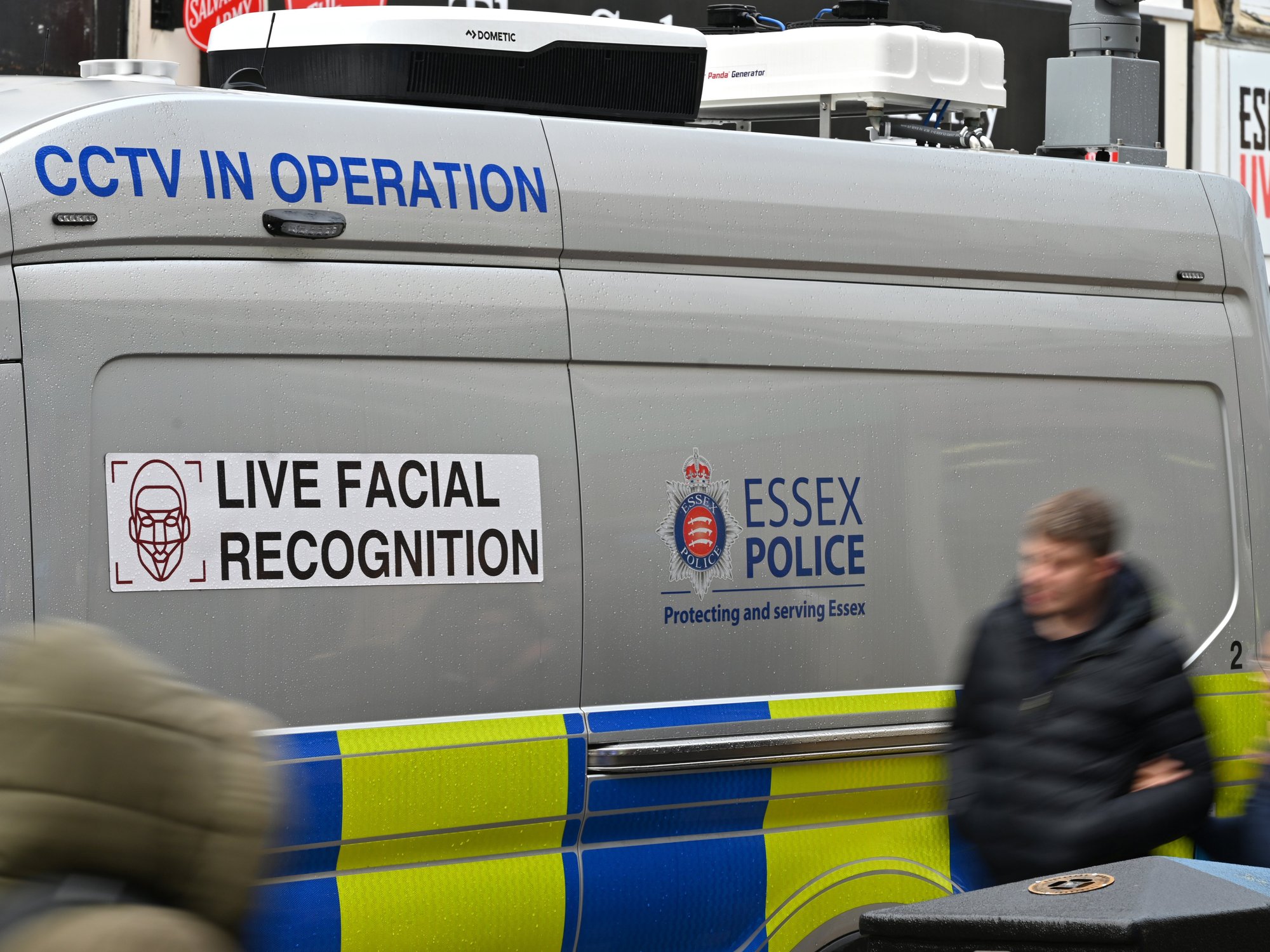 Essex Police live facial recognition van