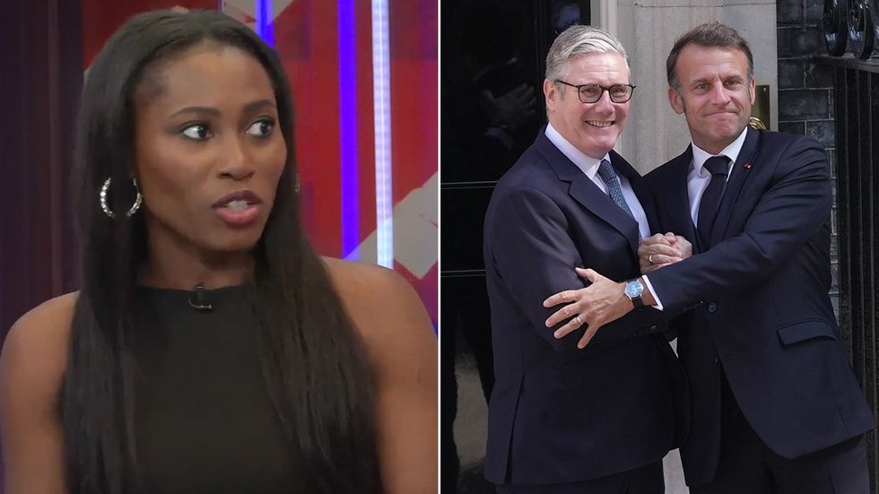 Esther Krakue, Keir Starmer, Emmanuel Macron