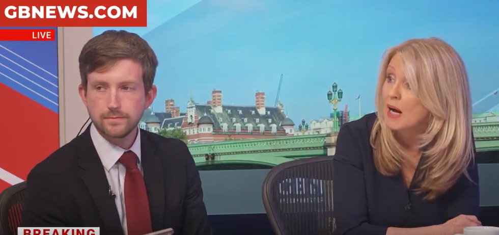 Esther McVey and Dan Tomlinson