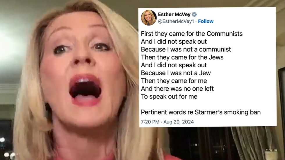 Esther McVey and her tweet that sparked backlash