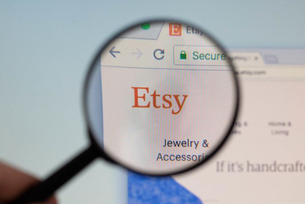 Etsy homepage