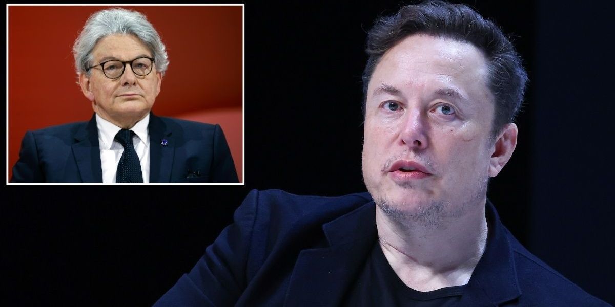 NextImg:EU accused of 'silencing Americans' after Brussels bureaucrat 'threatened' Elon Musk - 'Enemy of free speech!'