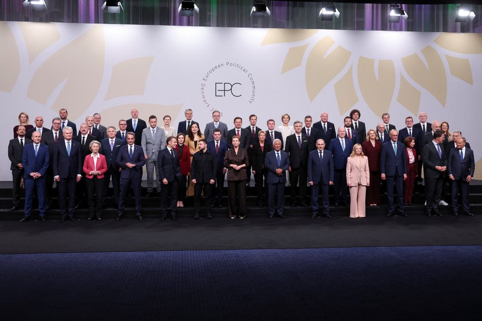 EU leaders in Copenhagen