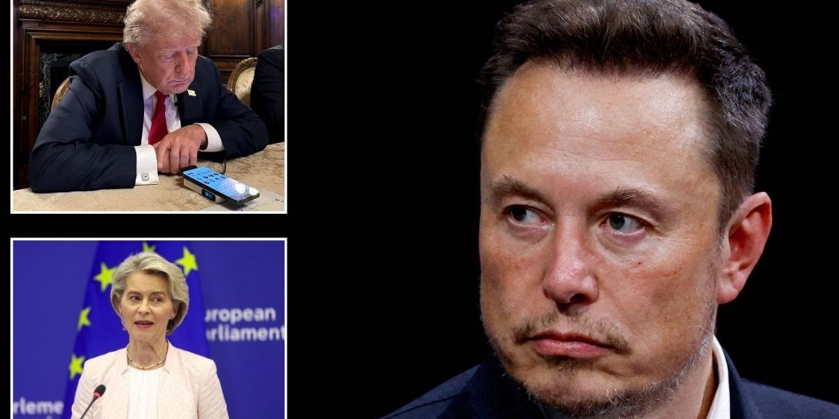 NextImg:EU sparks outrage after ordering Elon Musk to CENSOR Trump interview