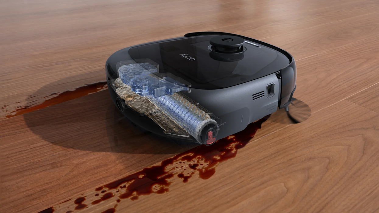 Eufy E28 robot vacuum mopping floors