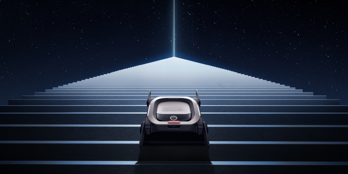 NextImg:Robot vacuum cleaners FINALLY conquer the stairs! Eufy becomes first to unveil 'bot that can clean all floors