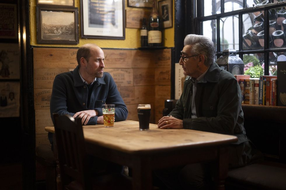 Eugene Levy and the Prince of Wales