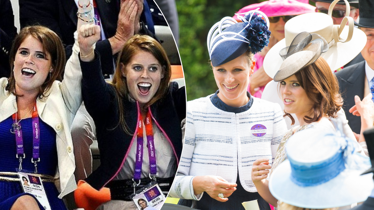 Eugenie and Beatrice/Zara and Eugenie