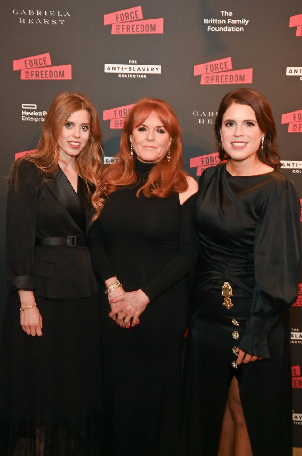 Eugenie, Beatrice and Sarah Ferguson